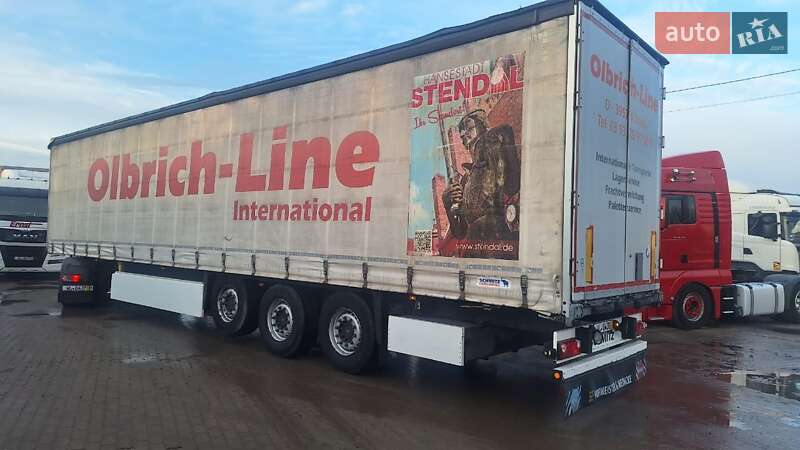 Тентований борт (штора) - напівпричіп Schmitz Cargobull SCS 24/L 2015 в Калуші