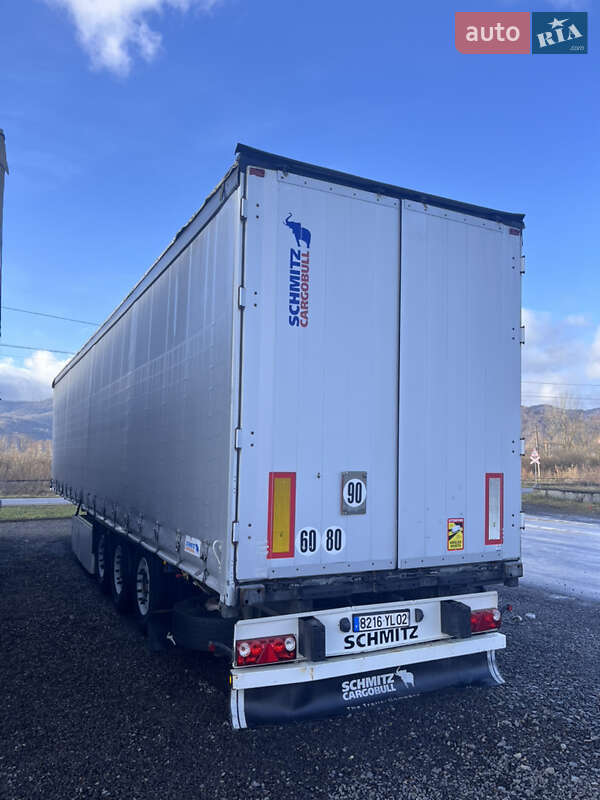 Тентованный борт (штора) - полуприцеп Schmitz Cargobull SCS 2009 в Хусте