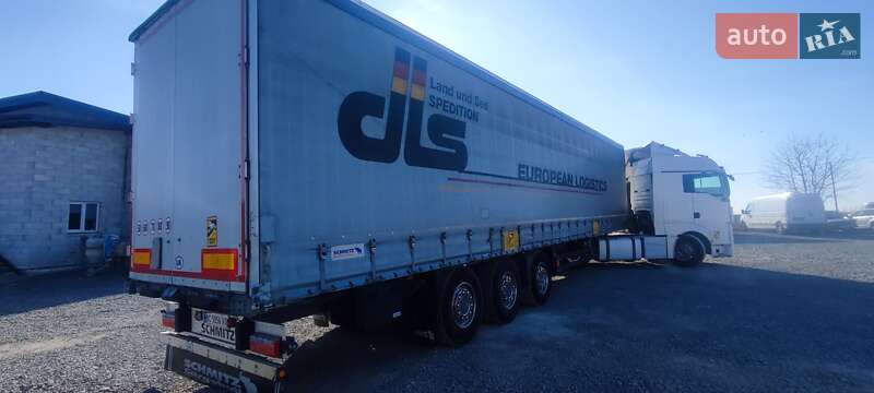 Тентований борт (штора) - напівпричіп Schmitz Cargobull SCS 2013 в Львові