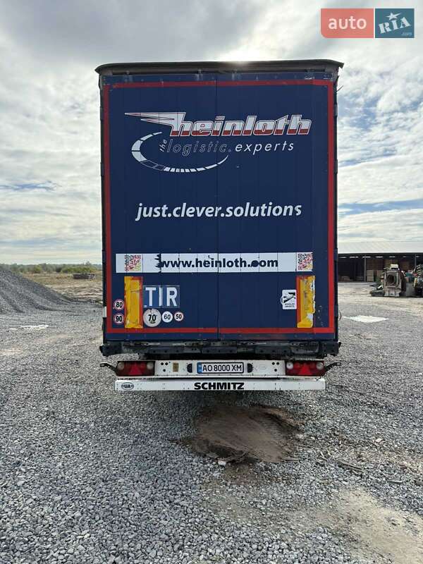 Тентований борт (штора) - напівпричіп Schmitz Cargobull SCS 2013 в Ковелі