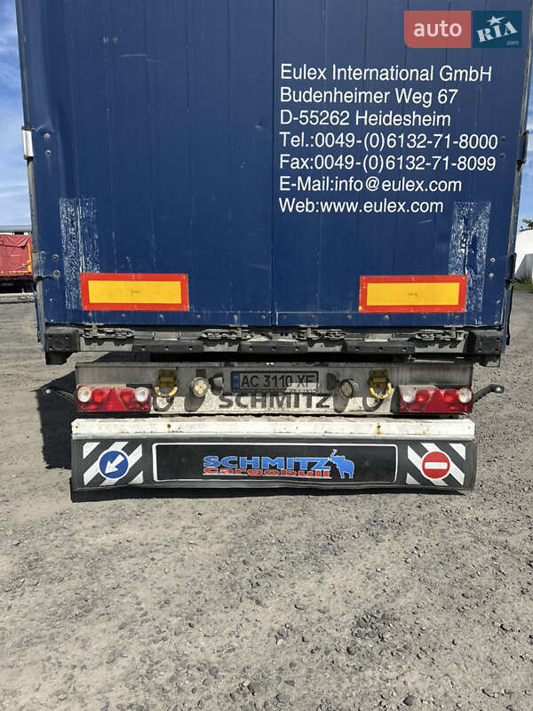 Тентований борт (штора) - напівпричіп Schmitz Cargobull SCS 2008 в Луцьку фото 2 Тентований борт (штора) - напівпричіп Schmitz Cargobull SCS 2008 в Луцьку