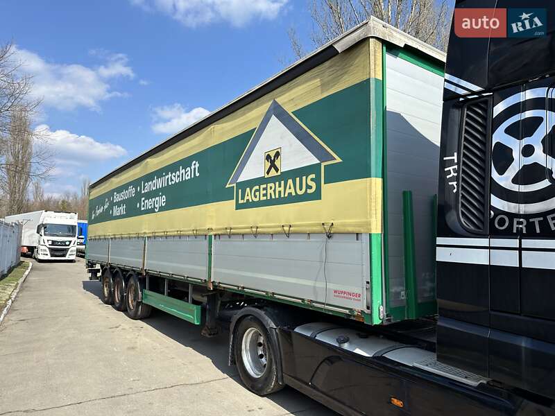 Тентованный борт (штора) - полуприцеп Schmitz Cargobull SKI 2012 в 