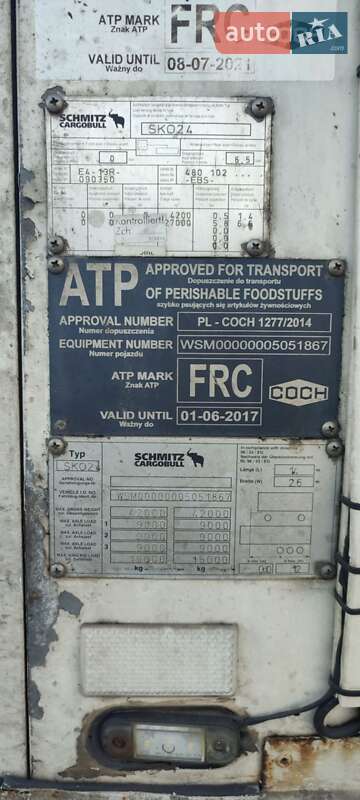 Рефрижератор Schmitz Cargobull SKO 24 2008 в Хмельницком фото 2 Рефрижератор Schmitz Cargobull SKO 24 2008 в Хмельницком