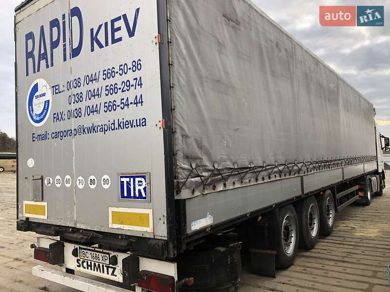 Тентованный борт (штора) - полуприцеп Schmitz Cargobull SKO 2004 в Львове фото 2 Тентованный борт (штора) - полуприцеп Schmitz Cargobull SKO 2004 в Львове