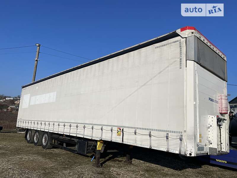 Тентований борт (штора) - напівпричіп Schmitz Cargobull SO1 2012 в Чернівцях
