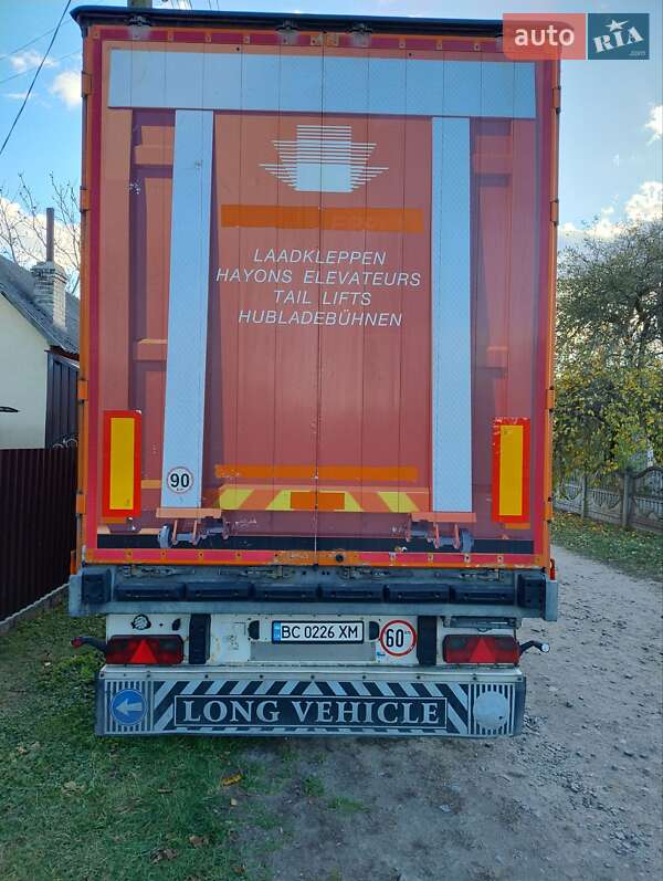 Тентованный борт (штора) - полуприцеп Schmitz Cargobull SPR 27 2006 в Каменке-Бугской