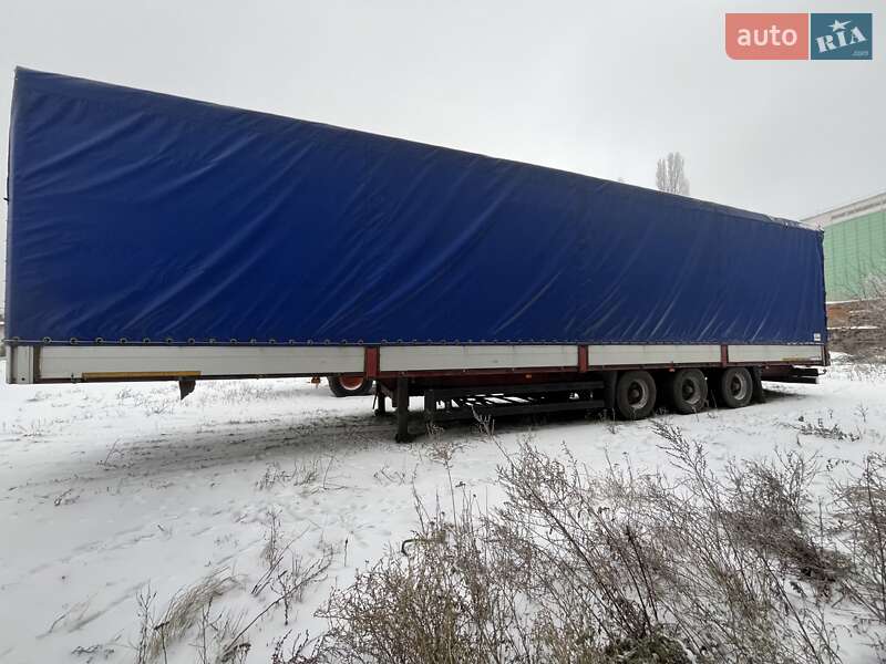 Тентованный борт (штора) - полуприцеп Schmitz S-01 2002 в Богодухове