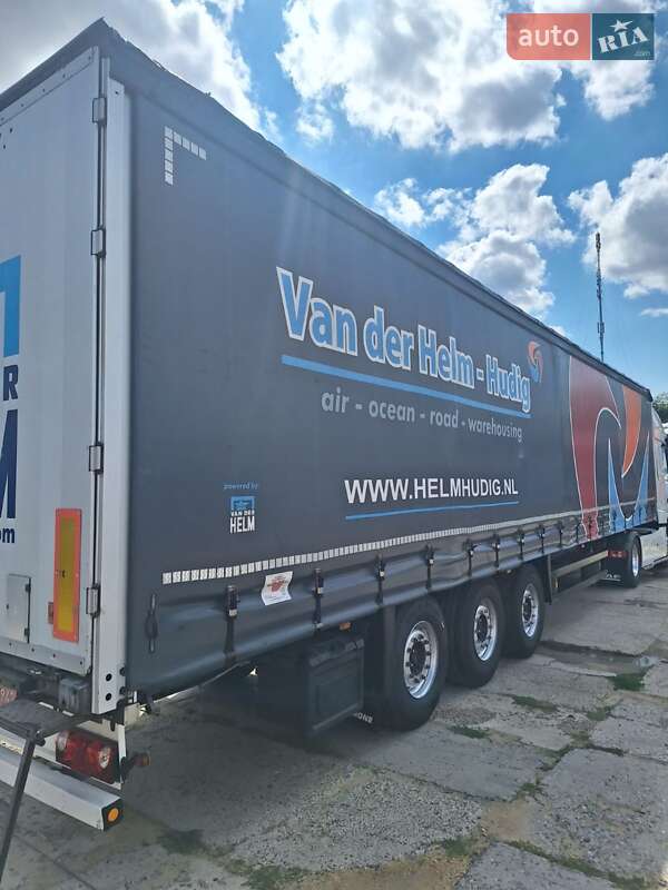 Тентований борт (штора) - напівпричіп Schmitz S-01 2008 в Одесі