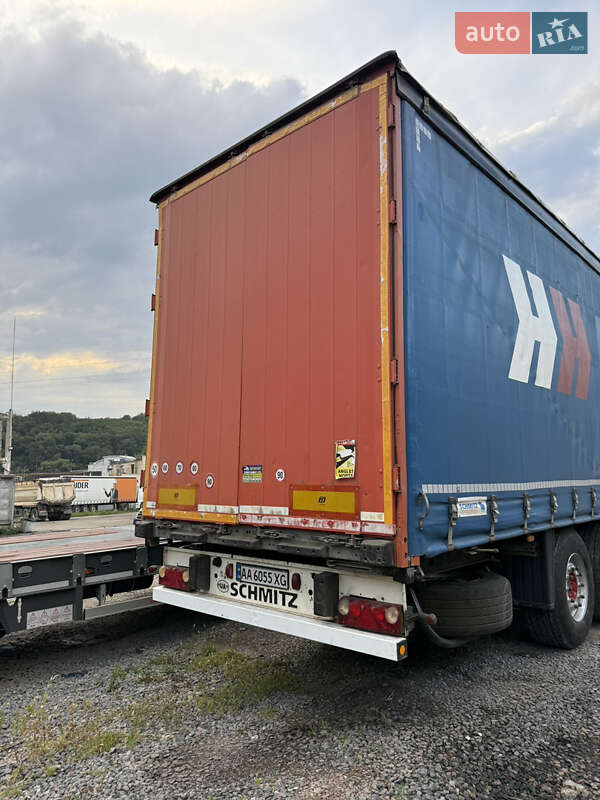 Тентованный борт (штора) - полуприцеп Schmitz S-01 2008 в Киеве