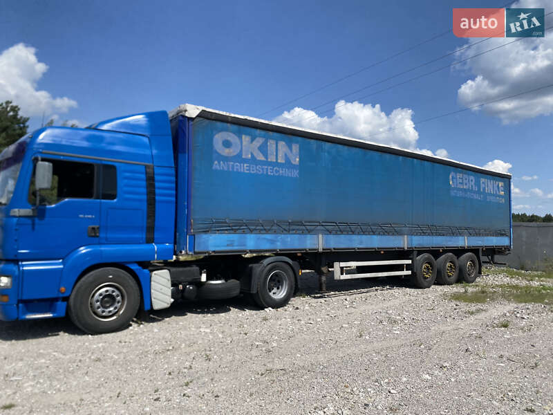 Тентований борт (штора) - напівпричіп Schmitz S-01 2002 в Пилиповичах