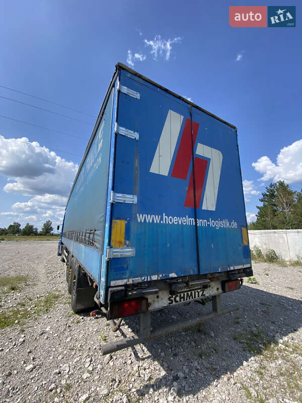 Тентований борт (штора) - напівпричіп Schmitz S-01 2002 в Пилиповичах