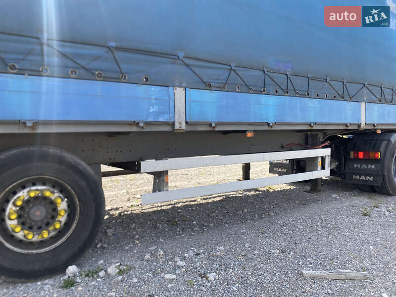 Тентований борт (штора) - напівпричіп Schmitz S-01 2002 в Пилиповичах