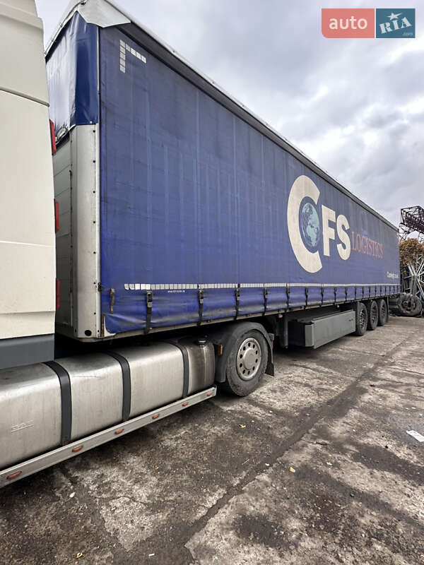 Тентованный борт (штора) - полуприцеп Schmitz S-01 2007 в Днепре