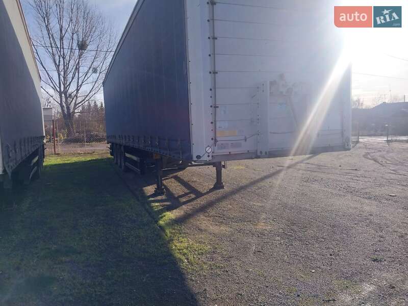 Тентованный борт (штора) - полуприцеп Schmitz S-01 2012 в Берегово