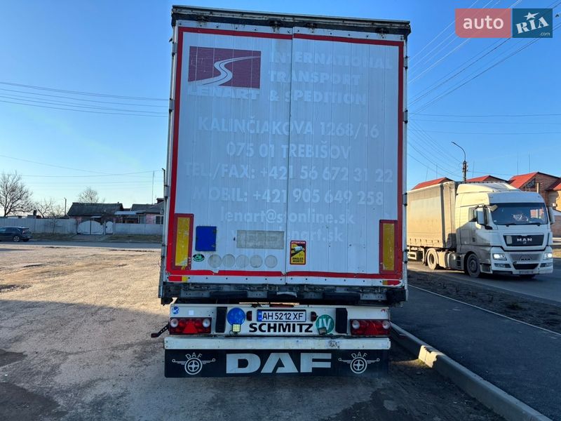 Тентованный борт (штора) - полуприцеп Schmitz S-01 2007 в Смеле