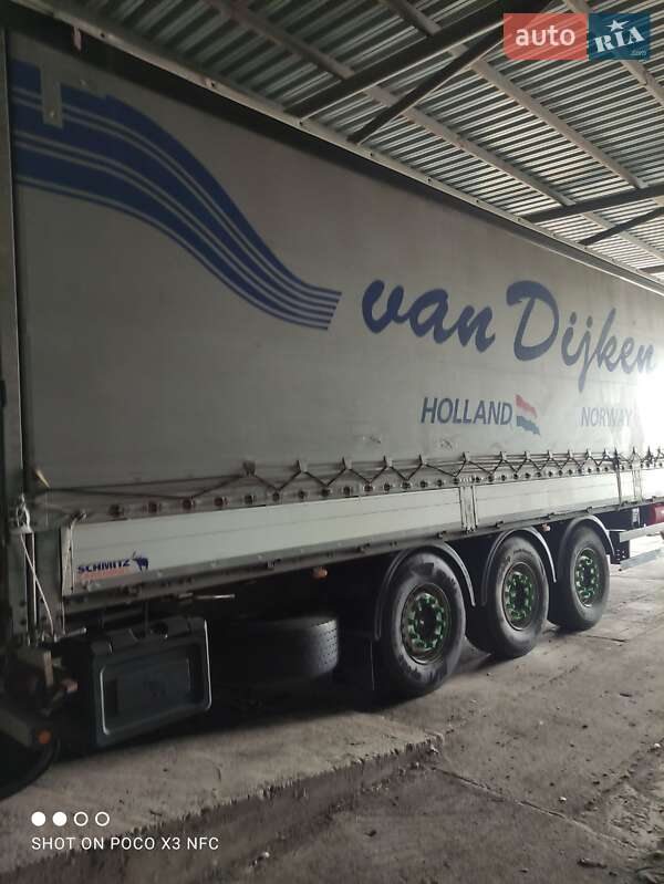 Тентований борт (штора) - напівпричіп Schmitz SCB 2013 в Козятині
