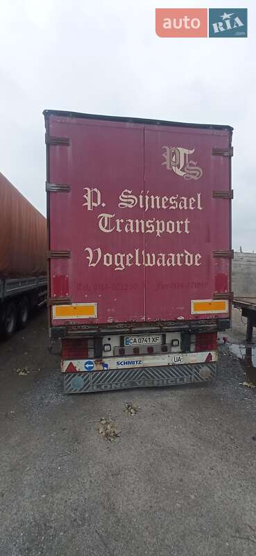 Тентованный борт (штора) - прицеп Schmitz SCF 24G 2001 в Черкассах