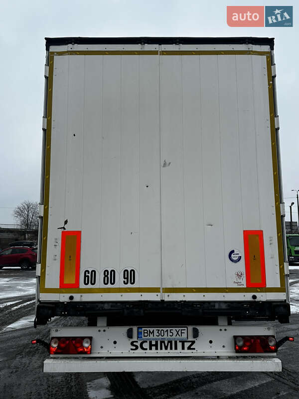 Тентованный борт (штора) - полуприцеп Schmitz SCS 24 2012 в Сумах