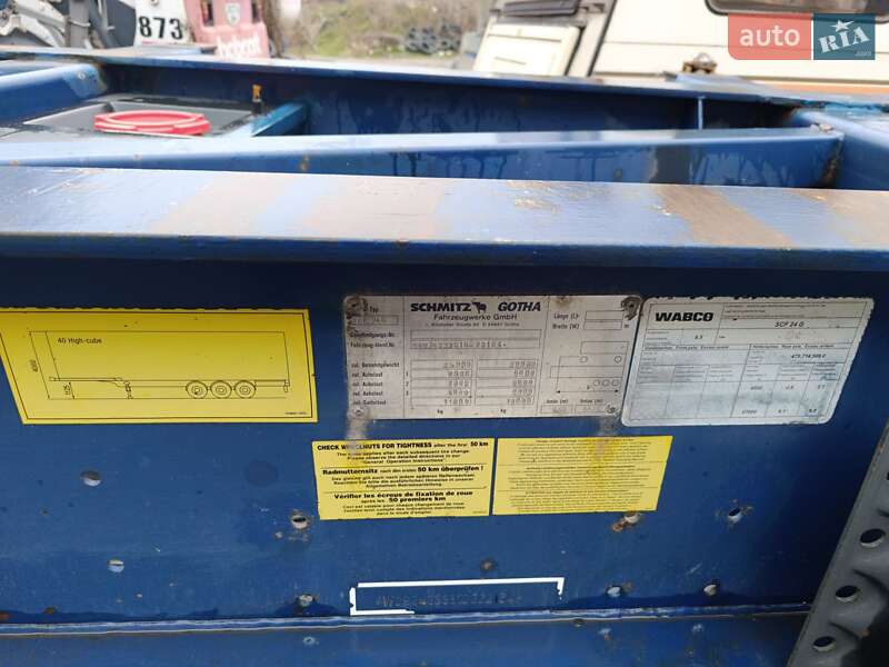 Контейнеровоз напівпричіп Schmitz SCS 24 2001 в Одесі фото 7 Контейнеровоз напівпричіп Schmitz SCS 24 2001 в Одесі
