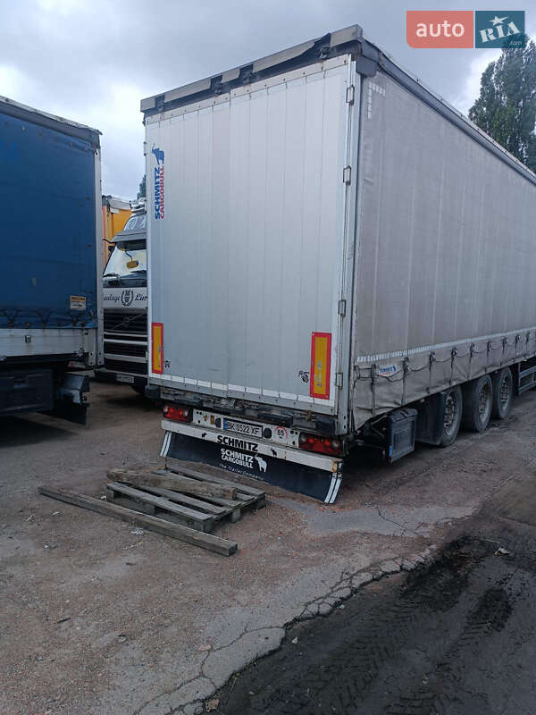 Тентований борт (штора) - напівпричіп Schmitz SCS 24 2007 в Житомирі
