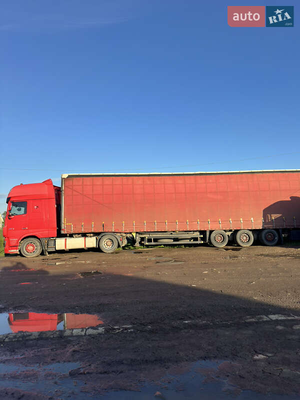 Тентований борт (штора) - напівпричіп Schmitz SCS 24 2008 в Надвірній