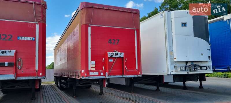 Тентований борт (штора) - напівпричіп Schmitz SCS 24 2012 в Вінниці