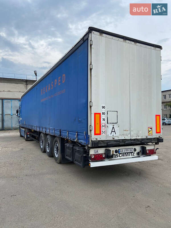 Тентований борт (штора) - напівпричіп Schmitz SCS 24 2007 в Києві