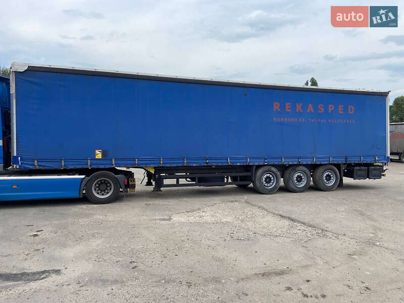 Тентований борт (штора) - напівпричіп Schmitz SCS 24 2007 в Києві