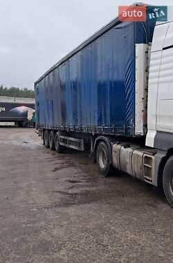 Тентований борт (штора) - напівпричіп Schmitz SCS 24 2001 в 