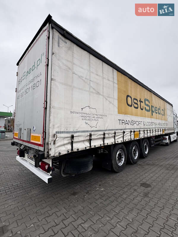 Тентований борт (штора) - напівпричіп Schmitz SCS 24 2013 в Луцьку