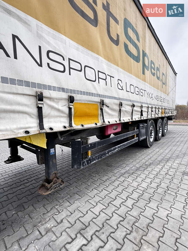 Тентований борт (штора) - напівпричіп Schmitz SCS 24 2013 в Луцьку