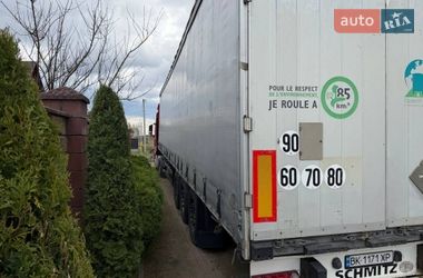 Тентований борт (штора) - напівпричіп Schmitz SCS 24 2007 в Сарнах