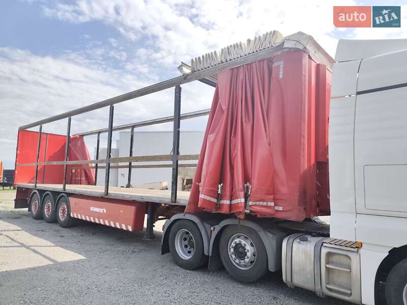 Тентований борт (штора) - напівпричіп Schmitz SCS 24L-1362EB 2010 в Умані