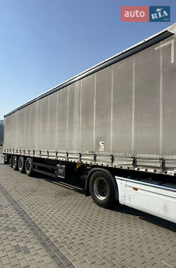 Тентованный борт (штора) - полуприцеп Schmitz SCS 24L-1362EB 2008 в Хусте
