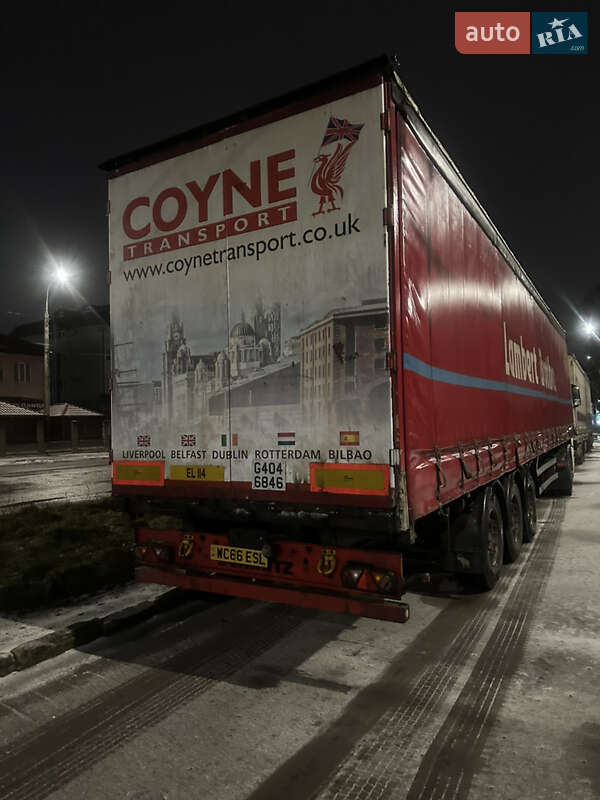 Тентований борт (штора) - напівпричіп Schmitz SCS 24L-1362EB 2010 в Рівному