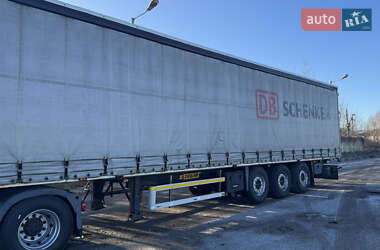 Тентованный борт (штора) - полуприцеп Schmitz SCS 27 2012 в 