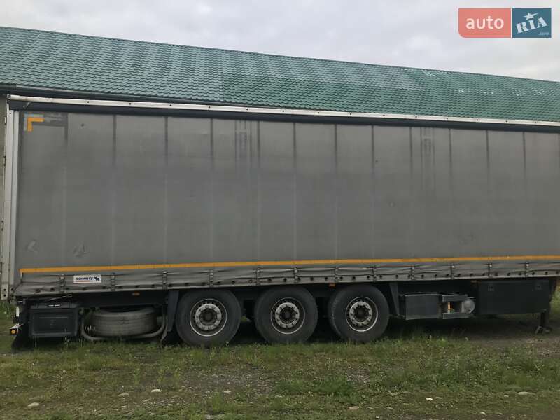 Тентований борт (штора) - напівпричіп Schmitz SCS L24 2007 в Тячеві