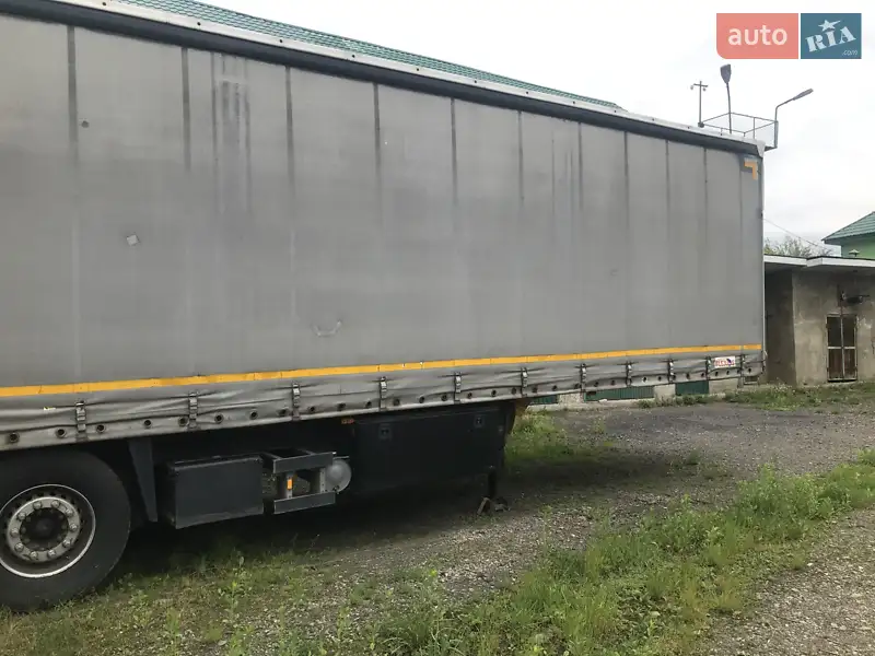 Тентованный борт (штора) - полуприцеп Schmitz SCS L24 2007 в 
