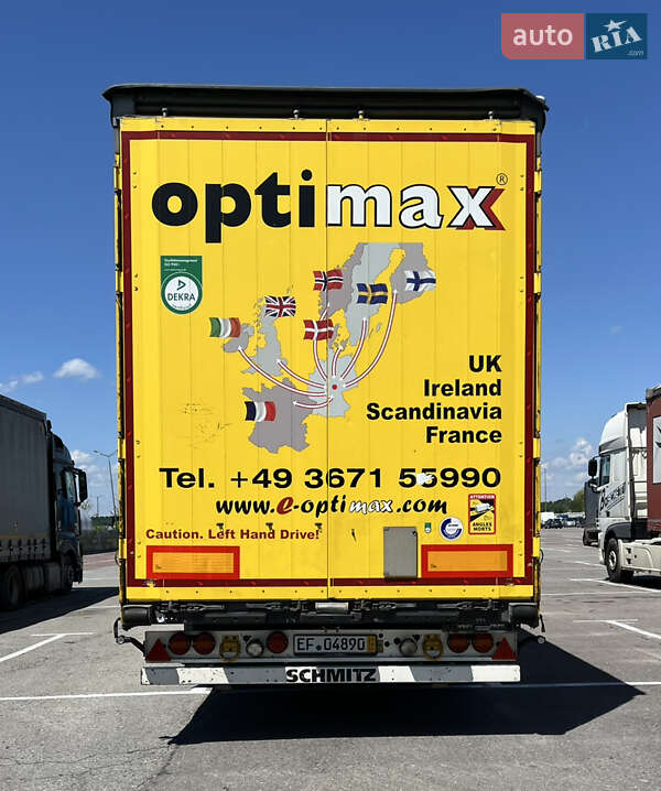 Тентований борт (штора) - напівпричіп Schmitz SCS L24 2017 в Львові