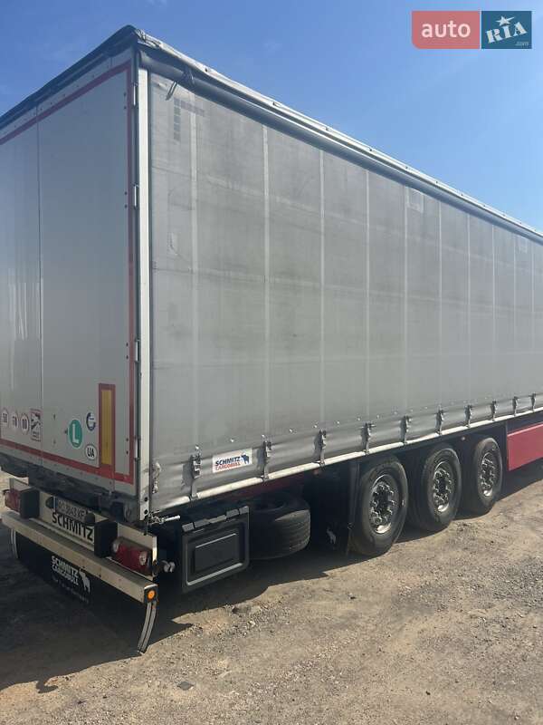 Тентований борт (штора) - напівпричіп Schmitz SCS S3 2017 в Ужгороді