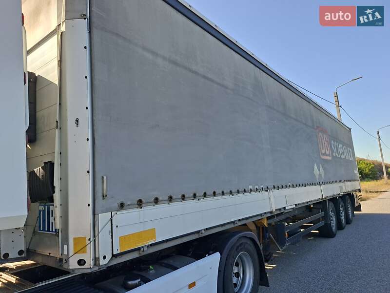 Тентований борт (штора) - напівпричіп Schmitz SKO 24 2008 в Сокирянах
