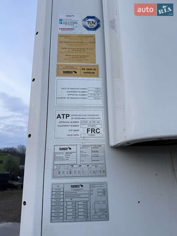 Рефрижератор напівпричіп Schmitz SKO 24 2014 в Чернівцях фото 6 Рефрижератор напівпричіп Schmitz SKO 24 2014 в Чернівцях