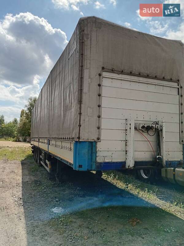 Тентованный борт (штора) - полуприцеп Schmitz SPR 24 2001 в Львове