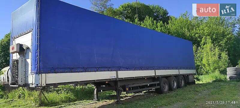 Тентований борт (штора) - напівпричіп Schmitz SPR 24 2000 в Жовкві