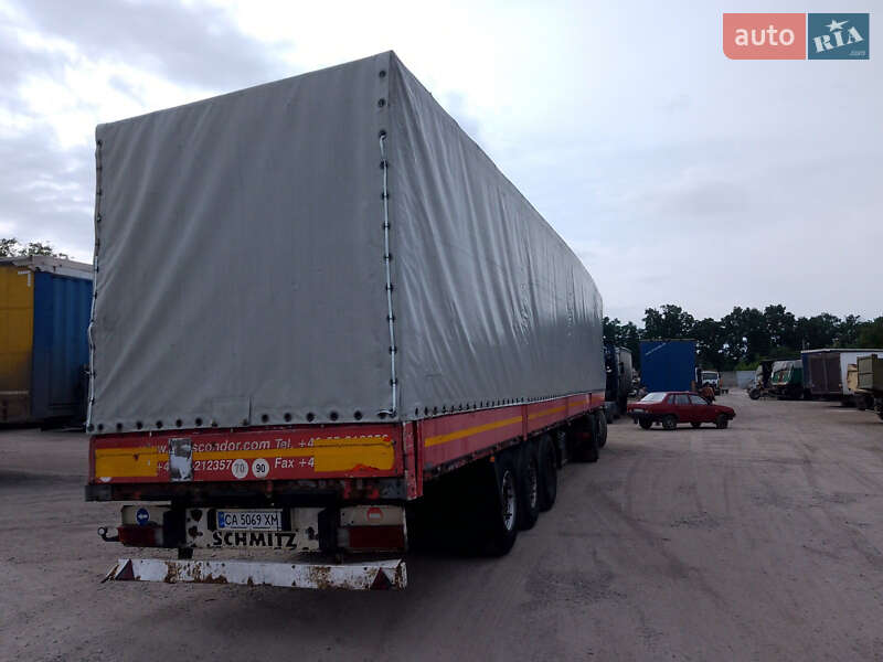 Тентований борт (штора) - напівпричіп Schmitz SPR 24L 2000 в Черкасах