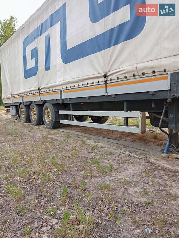 Тентованный борт (штора) - полуприцеп Schwarzmuller BPW 2004 в Рокитном