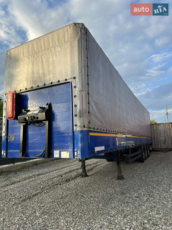 Тентований борт (штора) - напівпричіп Schwarzmuller J-Serie 2011 в Тячеві