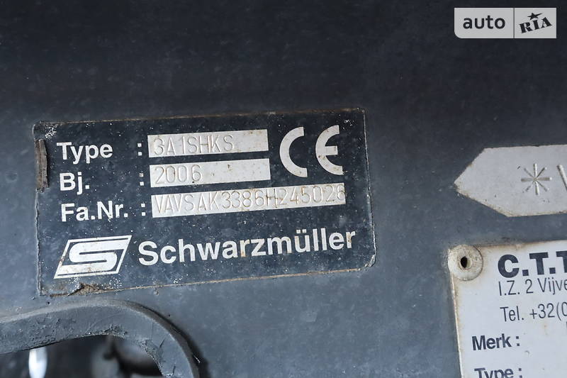 Самоскид напівпричіп Schwarzmuller S1 2006 в Луцьку