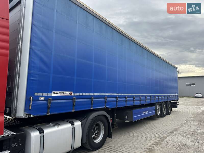 Тентований борт (штора) - напівпричіп Schwarzmuller S1 2017 в Калуші