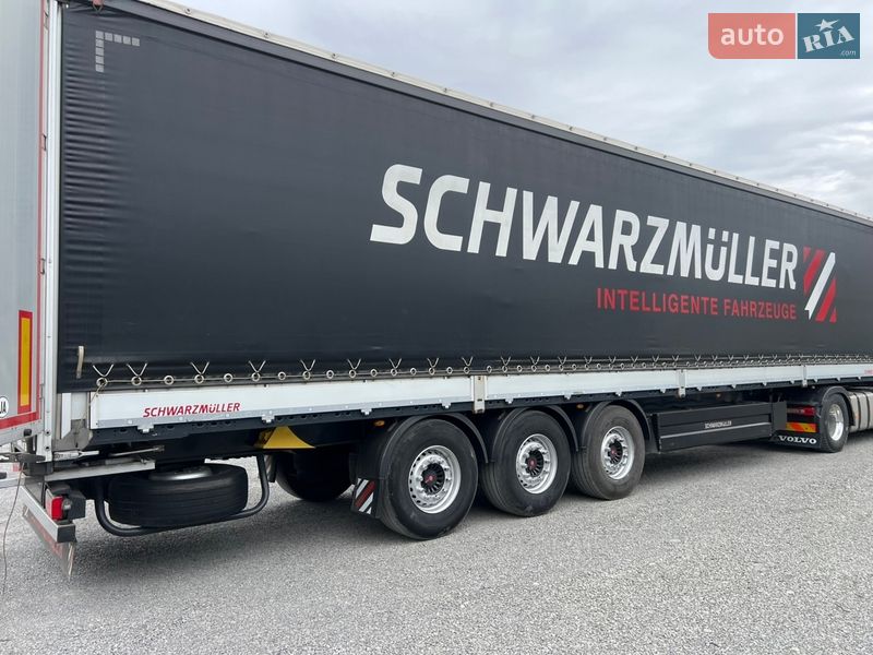 Тентований борт (штора) - напівпричіп Schwarzmuller SAF 2017 в Іршаві